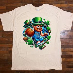 Dallas Mavericks - Nba - St. Patrick_S Day T-Shirt - Unisex White T-Shirt